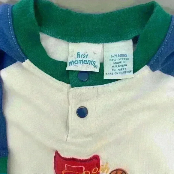 Vintage 100% cotton 90s basketball slam dunk bodysuit. - Picture 4 of 4